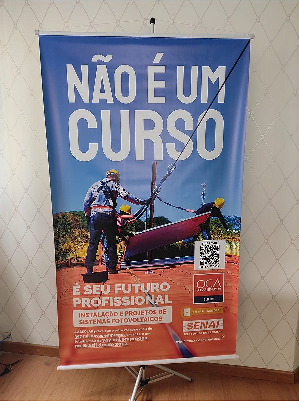 Banner em Lona vareta e corda