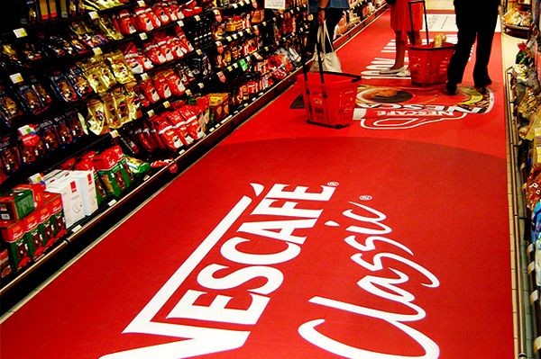Adesivo Laminado para piso de mercado