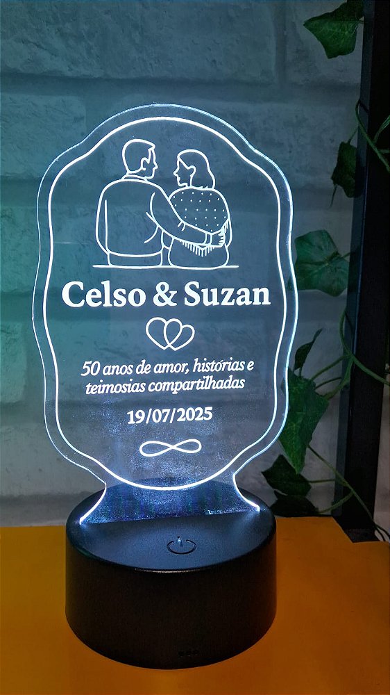 Luminária em Acrílico