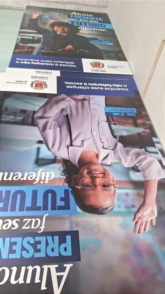 Placa de PVC com Impressão UV