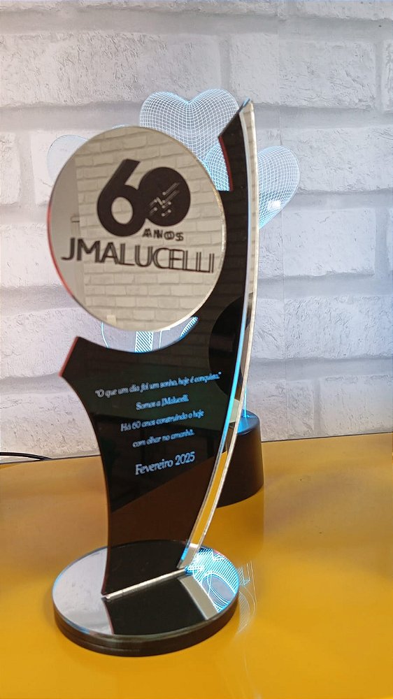 Troféu em Acrílico Personalizado