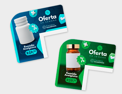 Stoppers Personalizados de Canto 20,18x17,9cm