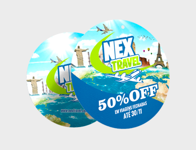 Móbile Redondo Personalizados 9,7x9,7cm