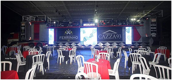 Lona Mesh Perfurada para Show