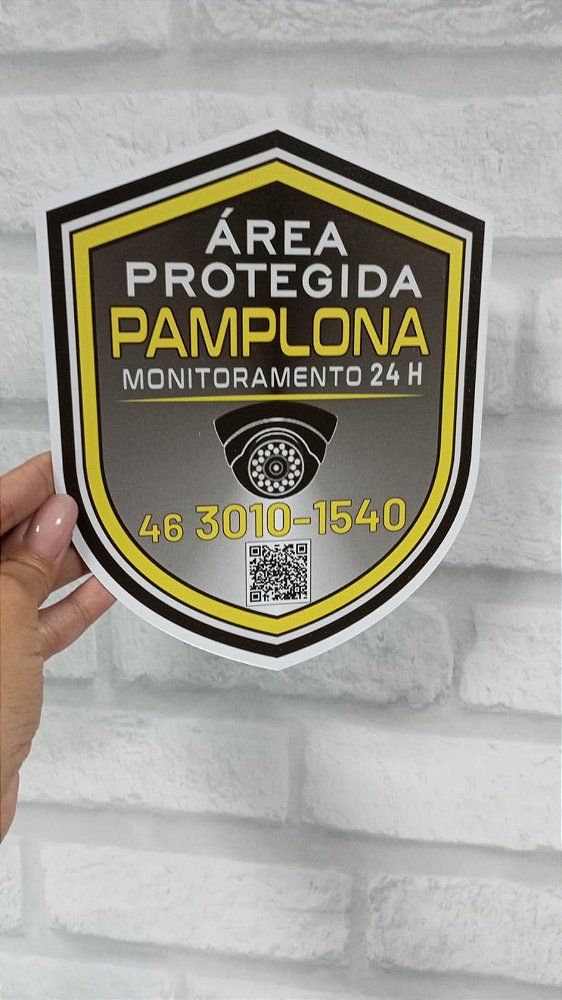 Placa Monitoramento 24 Horas