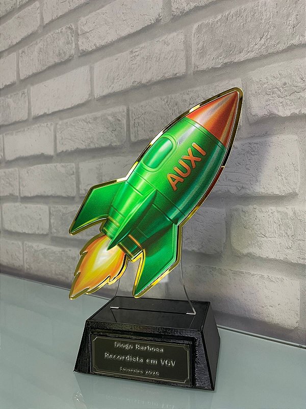 Troféu em Acrílico Personalizado