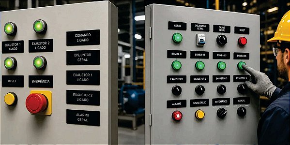 Etiqueta de Identificação para quadros e paineis