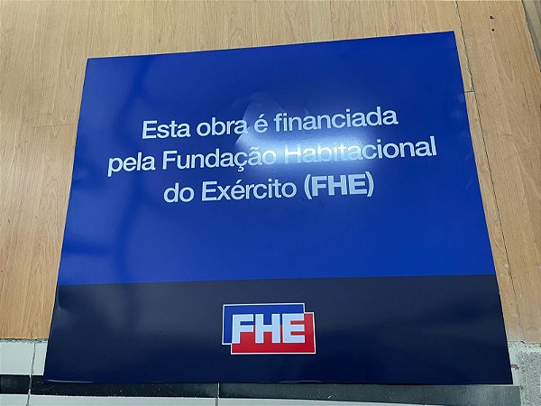 Placa Personalizada para Construtora