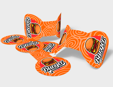 Adesivo de Vinil Brilho Fecha Sacola 10x4cm 500und