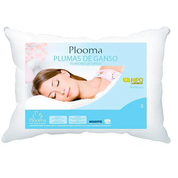 Travesseiro Plumas de Ganso 50X70 Firm - Plooma