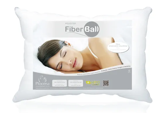 Travesseiro Firme Fiber Ball 50 x 70 - Plooma