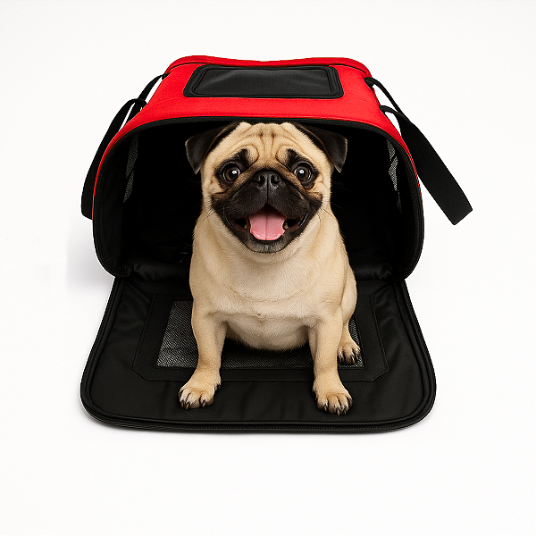 Bolsa Pet Cabine KLM 46x28x24 cm para Cães e Gatos