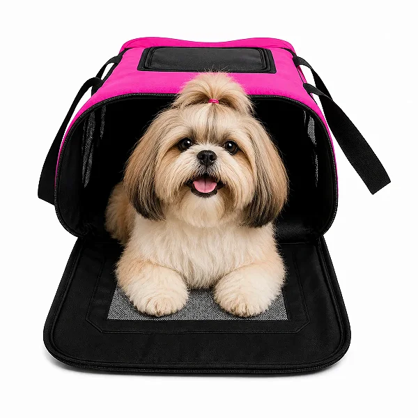 Bolsa Pet Cabine American airlines 48x33x22 cm para Cães e Gatos