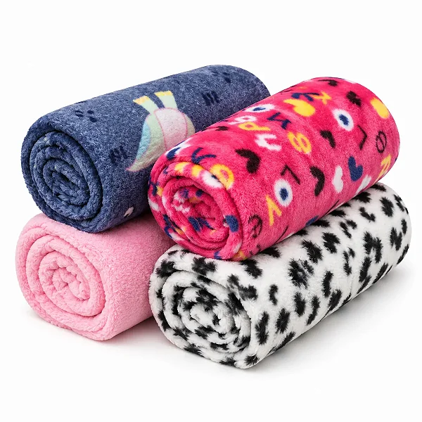 Manta Fleece para Cachorro 70x85cm – Conforto e Viagem