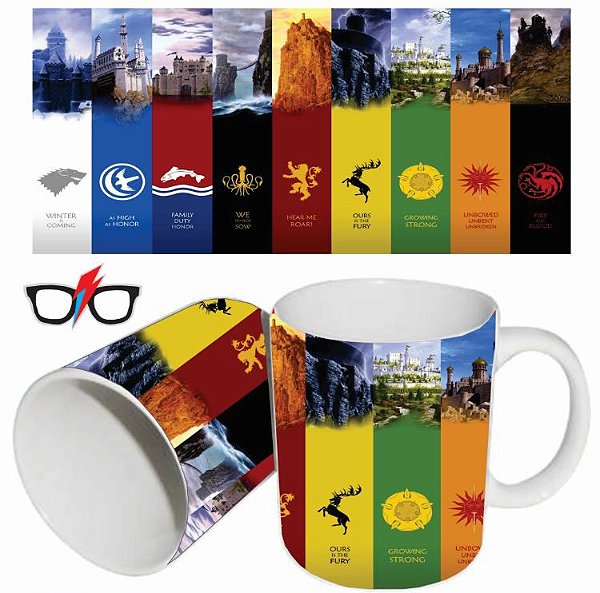 Caneca (9 Reinos) Game of thrones