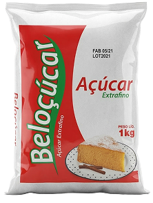Açúcar Extrafino Beloçúcar 1kg