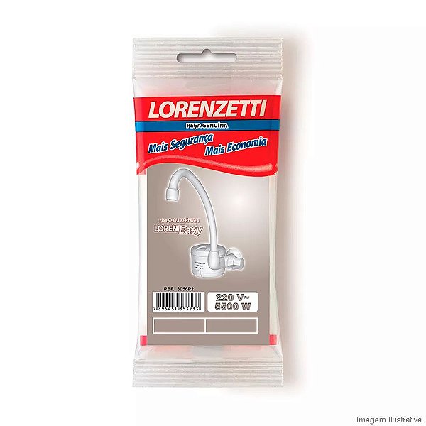 Resistência Torneira 220V 5500W Loren Easy 3056-P2 Lorenzetti