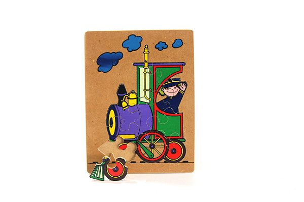 Quebra Cabeça Locomotiva