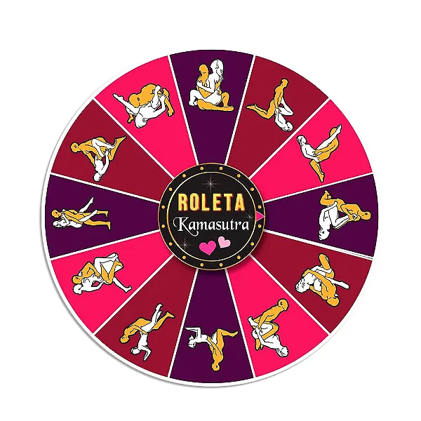 JOGO PARA CASAIS ROLETA KAMASUTRA DIVERSAO AO CUBO