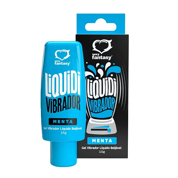 Vibrador Líquido Liquidi 15ml Sexy Fantasy SABOR MENTA