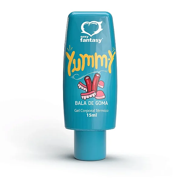 GEL PARA ORAL TERMICO BEIJAVEL YUMMY SABOR BALA DE GOMA 15ml Sexy Fantasy