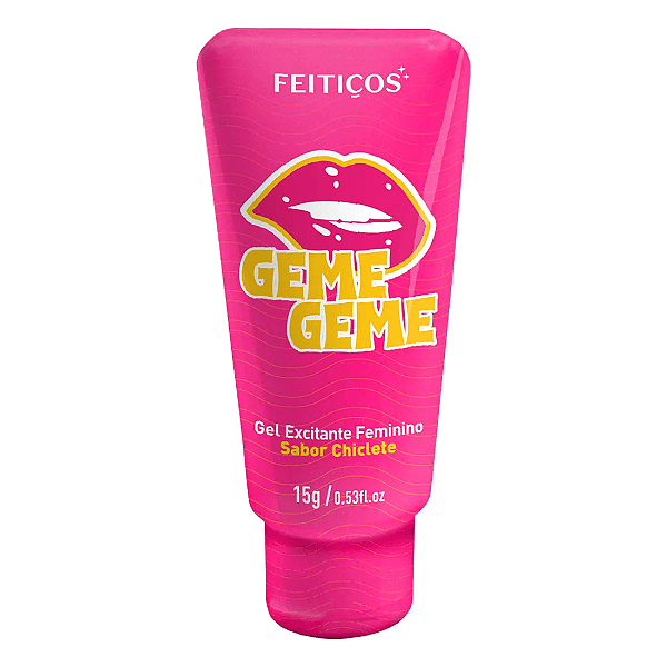 GEME GEME EXCITANTE ESQUENTA ESFRIA E VIBRA  BEIJAVEL SABOR CHICLETE 15G