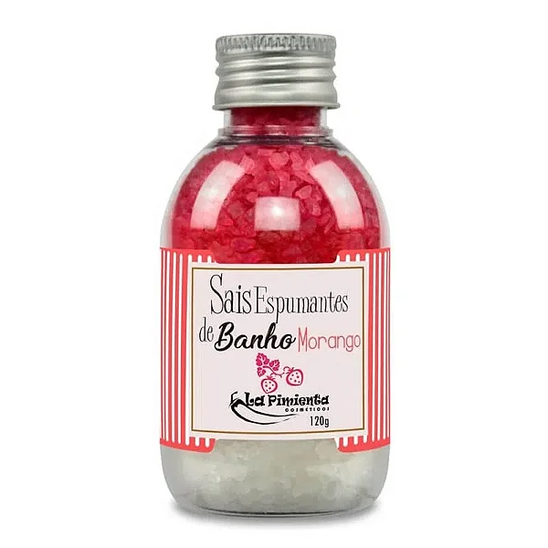 SAIS DE BANHO SENSUAL DE MORANGO 120G LA PIMIENTA