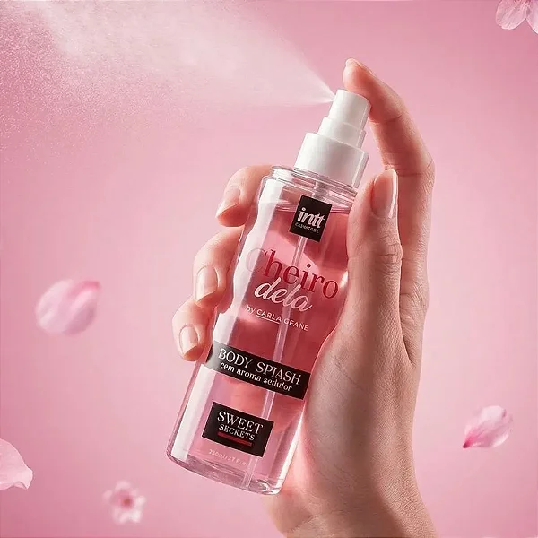 BODY SPLASH CHEIRO DELA COM AROMA SEDUTOR INTT Linha Sweet Secrets