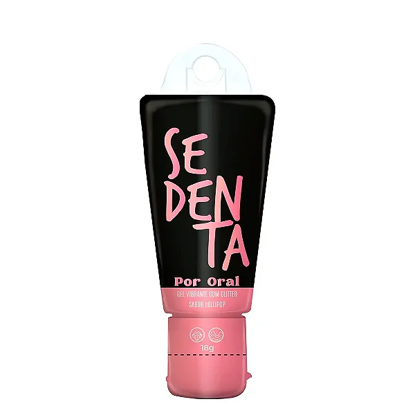 GEL BEIJAVEL PARA ORAL SEDENTA POR ORAL COMESTIVEL COM GLITER 18g Pepper Blend