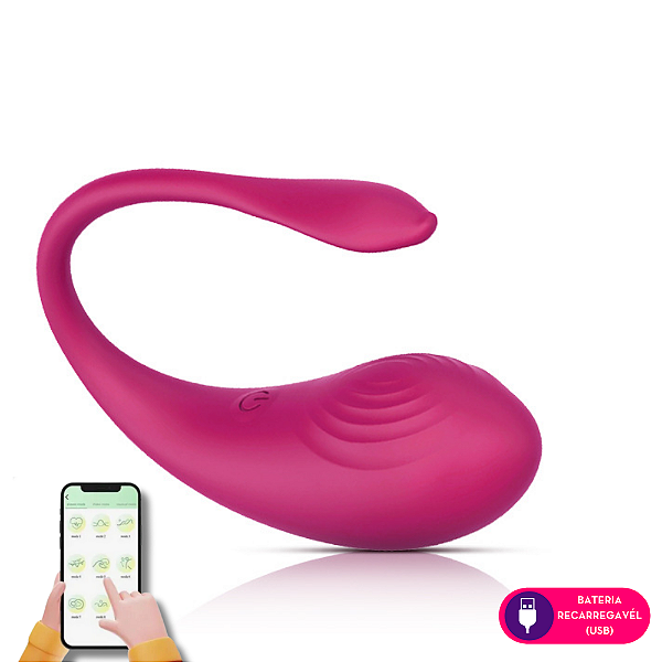 LUNARA VIBRADOR CASAL POR APLICATIVO RECARREGAVEL MLPP2028