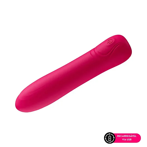 DELIRIO CAPSULA VIBRATÓRIA EM SILICONE RECARREGAVEL 10 MODOS DE VIBRAÇÕES RECARREGÁVEL  MLBA3228L
