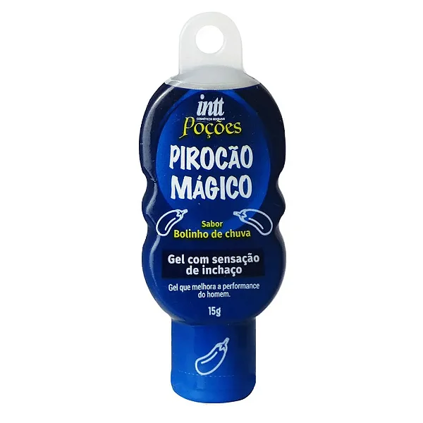 GEL EXCITANTE MASCULINO COM SENSAÇÃO DE INCHAÇO PIROCÃO 15g Linha Poções Intt