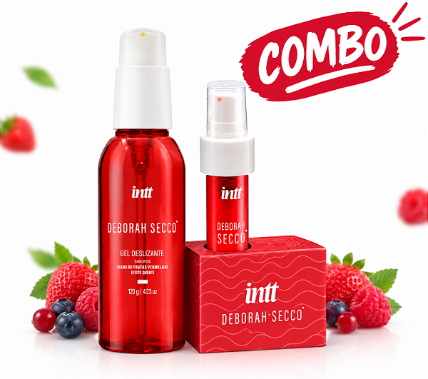 COMBO DEBORAH SECCO LUBRIFICANTE DESLIZANTE + CALDA PICANTE BEIJAVEL