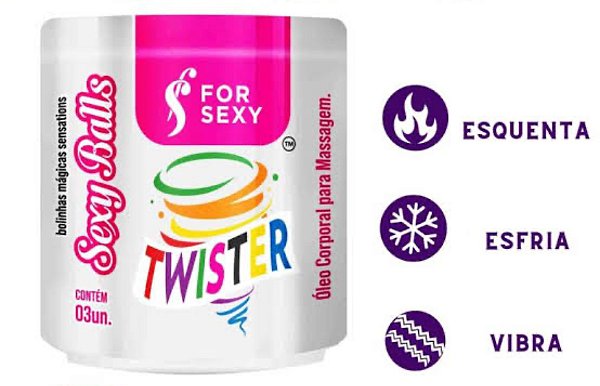 TWISTER SEXY BALL BALL FUNCIONAL 3UN