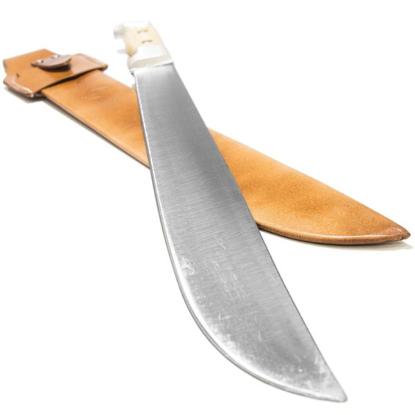 Facão Silver Dog  18 polegadas Cabo de Madeira e Bainha Desmontável Wenzel