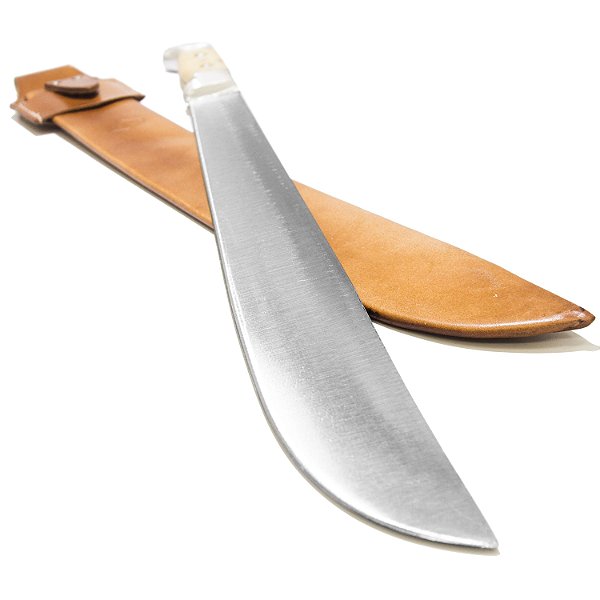 Facão Silver Dog  20 polegadas Cabo de Madeira e Bainha Desmontável Wenzel