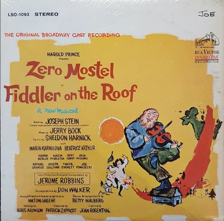 Zero Mostel In Fiddler On The Roof (The Original Broadway Cast Recording)