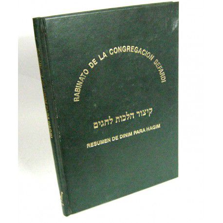 Resumen de Dinim para Hagim - Rabinato de la congregacion Sefaradi