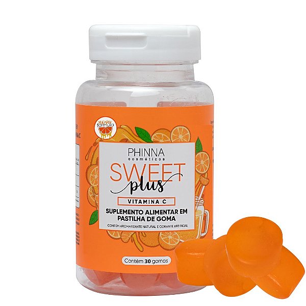 Sweet Plus - Suplemento de goma vitamina C
