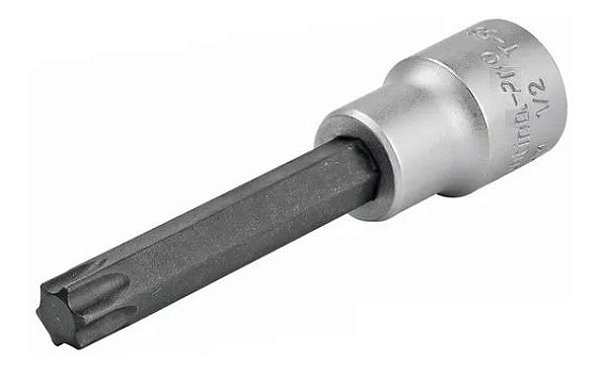 Soquete torx longo T40 encaixe 1/2 cromo vanadium waft