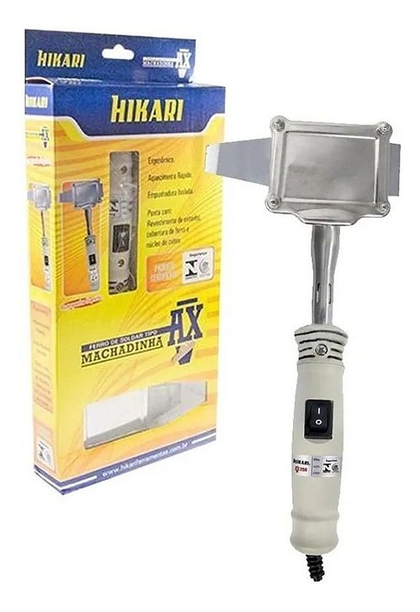 Ferro De Soldar Hikari Tipo Machadinha Ax-180 - 220v