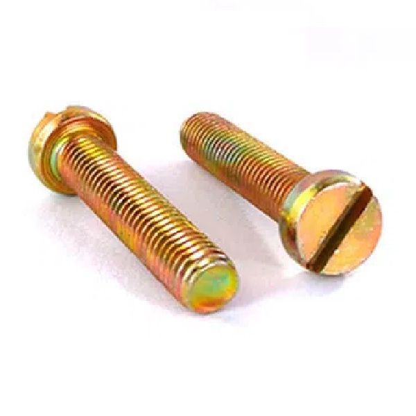 100un. Parafuso Rosca Maquina Cilindrica Fenda - M8 X 45mm