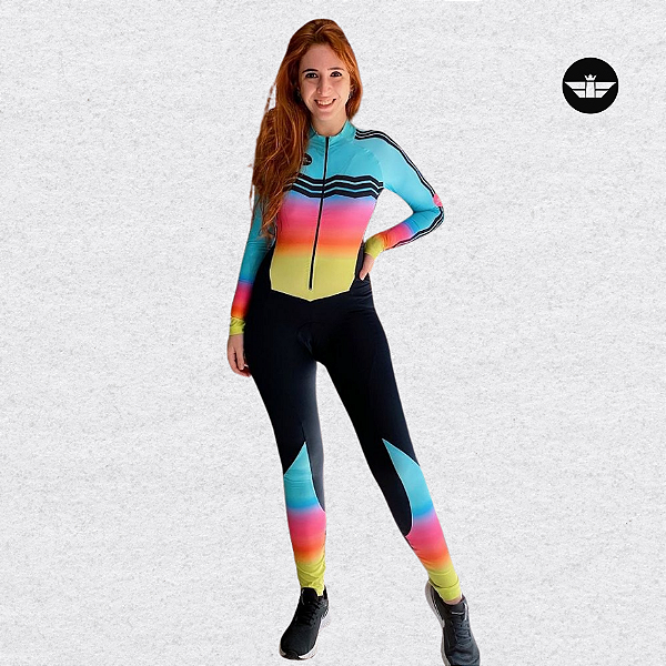 MACACÃO INVICTO ZIG ZAG  MANGA LONGA CALÇA