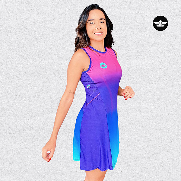VESTIDO BEACH TENNIS - INVICTO DEGRADÊ