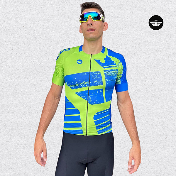 CAMISA ELITE CROSS AZUL MANGA CURTA