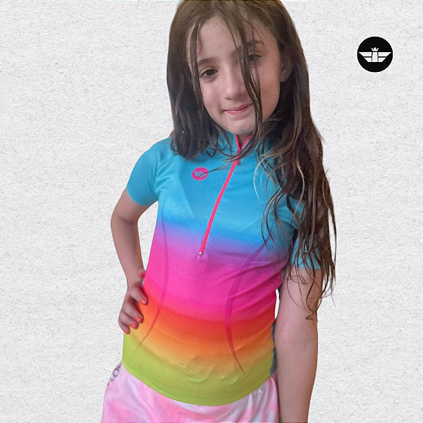 CAMISA CICLISMO INFANTIL FAVO ZIG ZAG