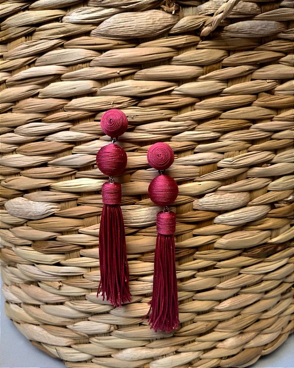 Brinco Tassel Ball