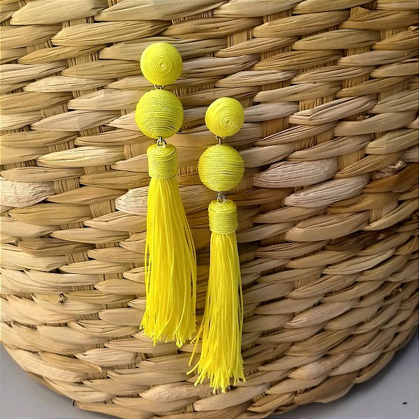 Brinco Tassel Ball