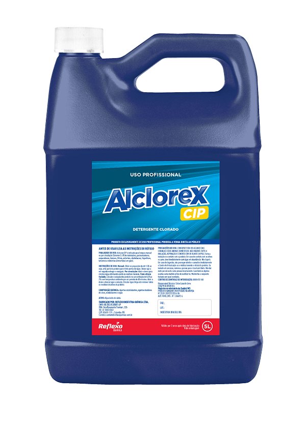 Detergente Clorado Alclorex CIP - 5 Litros