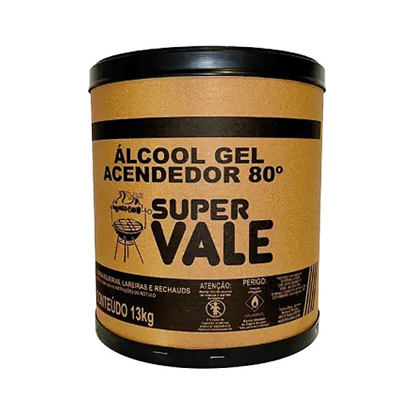 Alcool Gel 80 Acendedor Rechaud 13 Kg